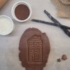 Vykrajovátko Domeček s razítkem – originální motiv pro vánoční sušenky a cukroví.