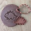 Stegosaurus vykrajovačka s razítkem na sušenky