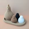 Designový prvek do bytu kuřátko Dák 3D tisk a slepice KoKo