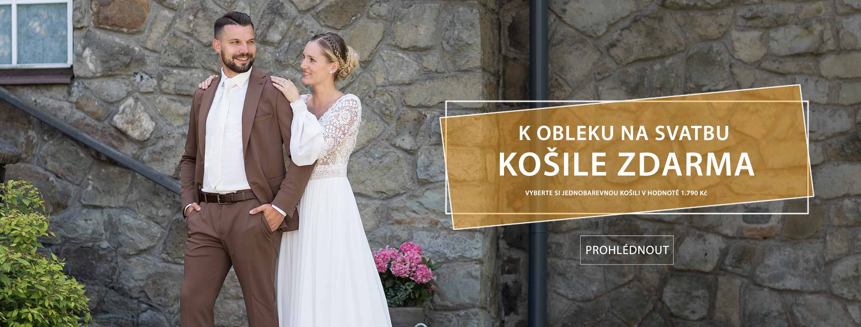 oblek na svatbu
