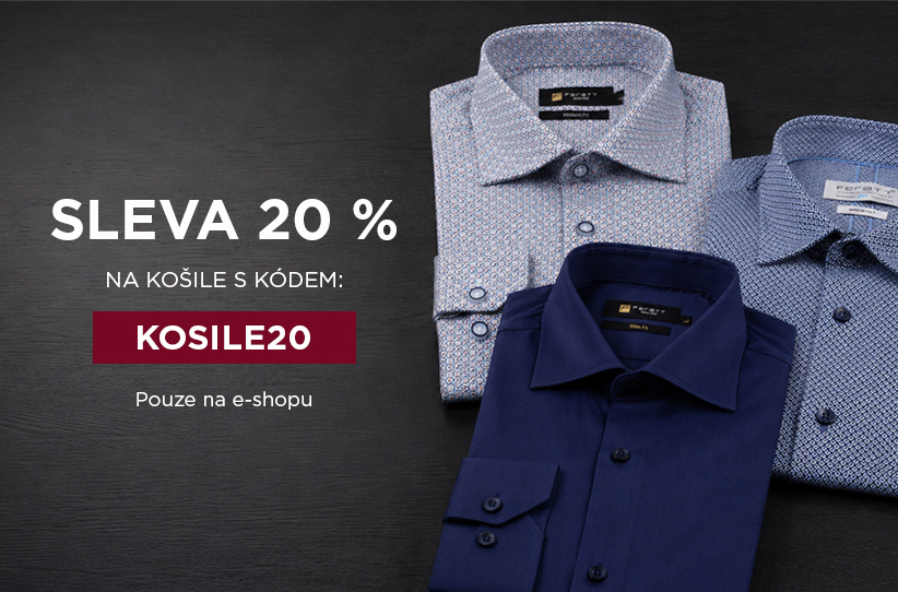 Sleva 20% na košile