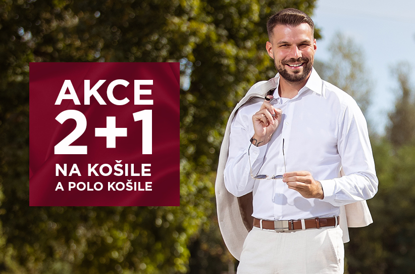 Akce na košile a polokošile 2+1 od značky Feratt