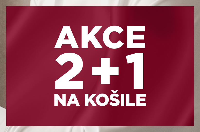 Akce 2+1 na košile