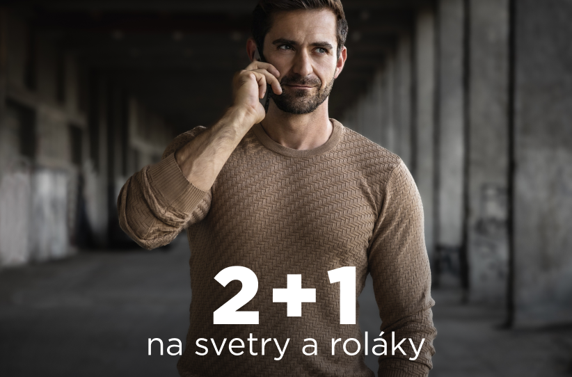 Akce 2+1 na svetry