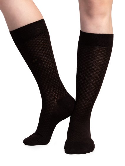 Hnědé bambusové ponožky