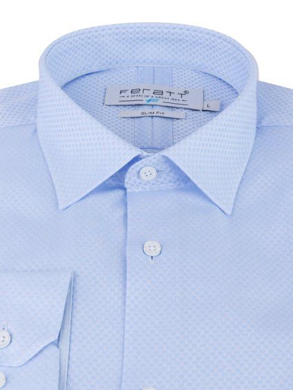 modrá pánská košile