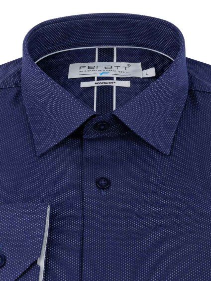 tmavě modrá pánská košile