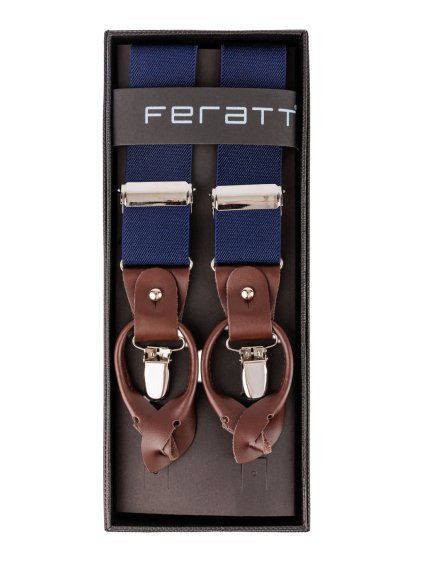 pánské modré kšandy