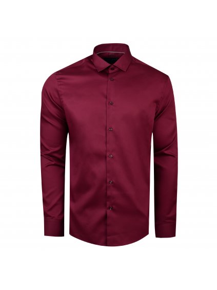 Pánská košile FERATT F-LINE Modern bordo
