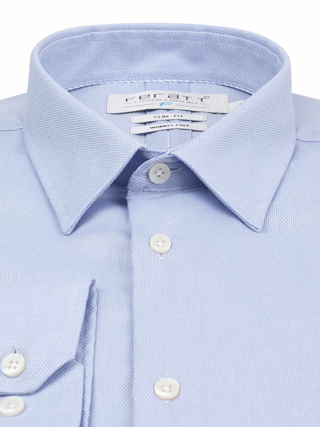 FERATT Košile F-LINE LUX III SLIM modrá Velikost: XXL