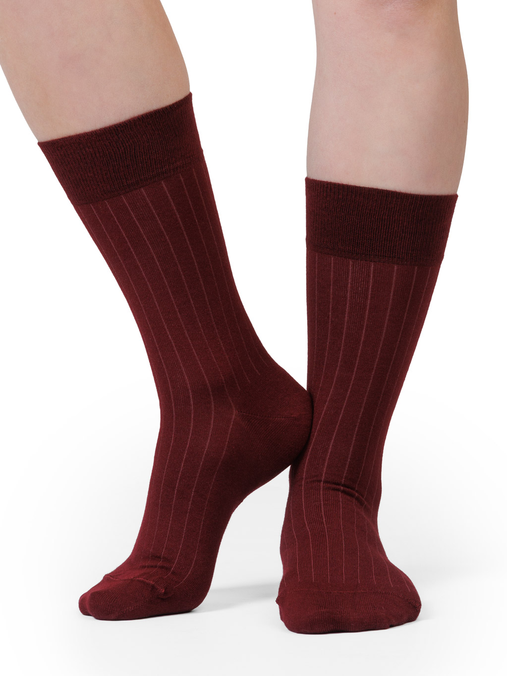 FERATT Pánské ponožky vínové Velikost: 39-42