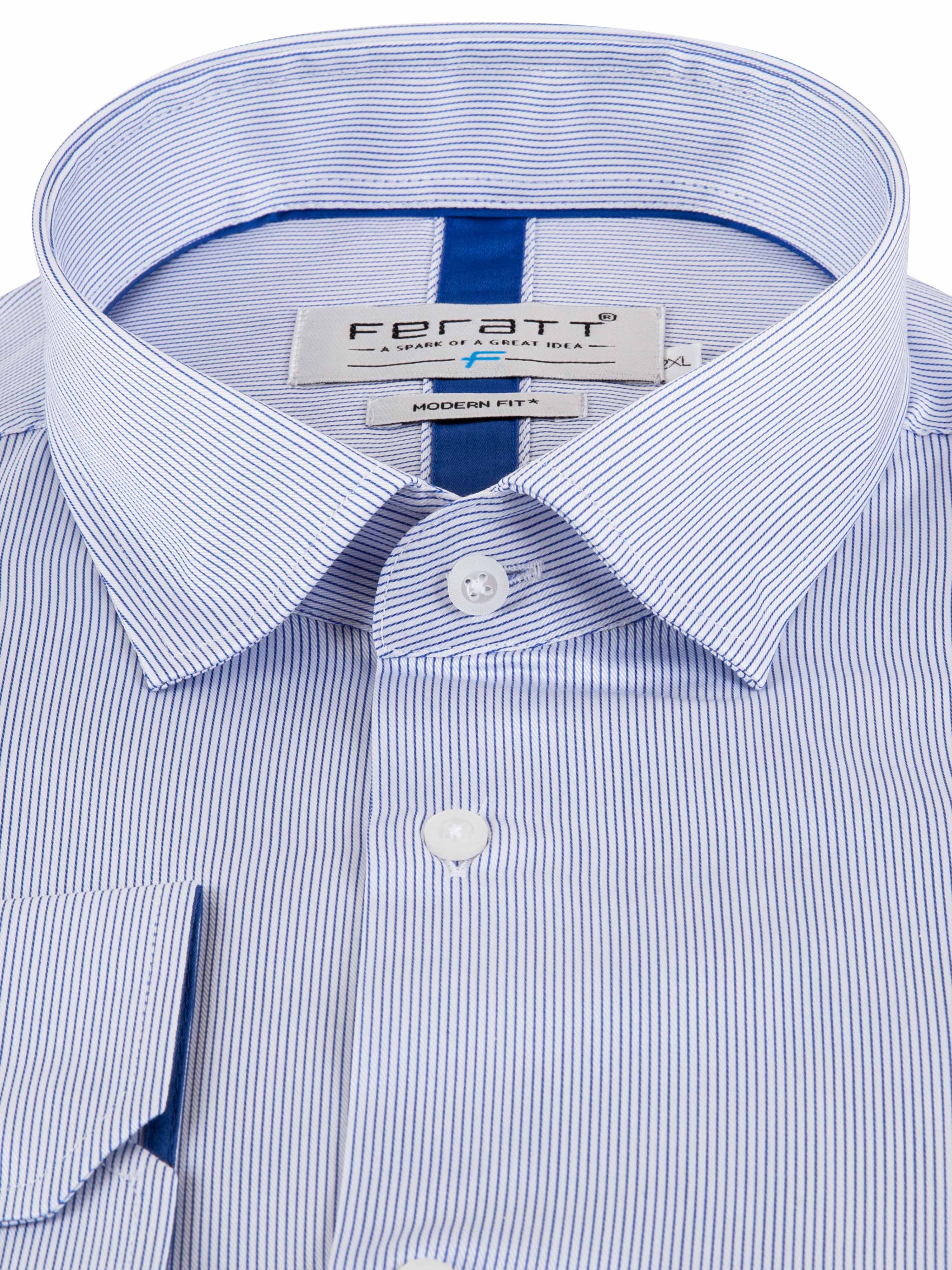 Pánská košile FERATT TOM 2 MODERN světle modrá Velikost: S