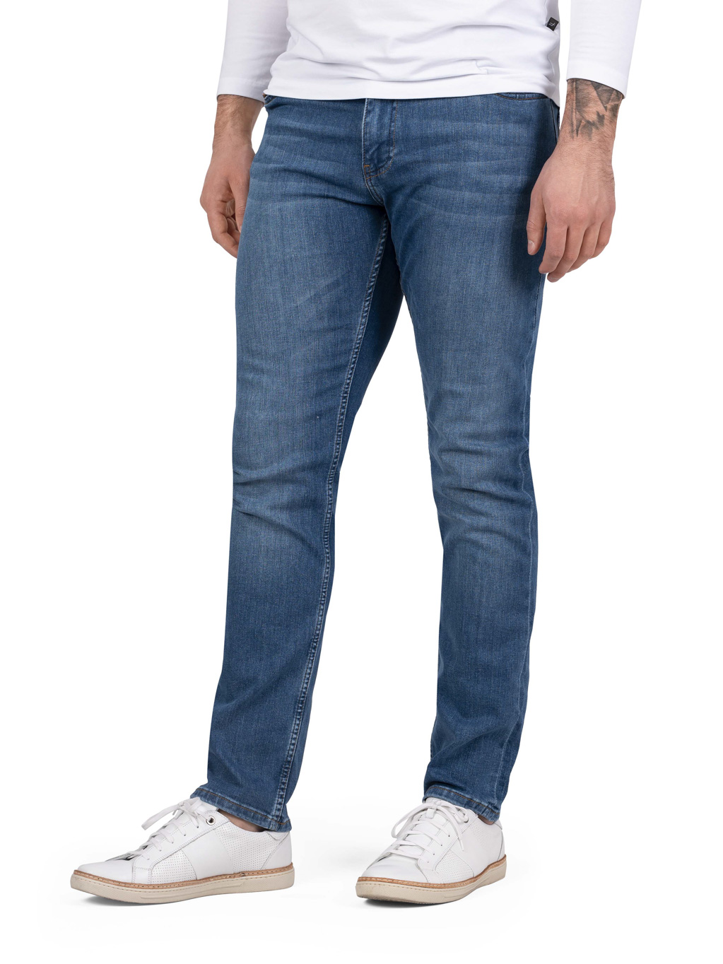 FERATT Pánské džíny stretch JEANS tmavě modré 