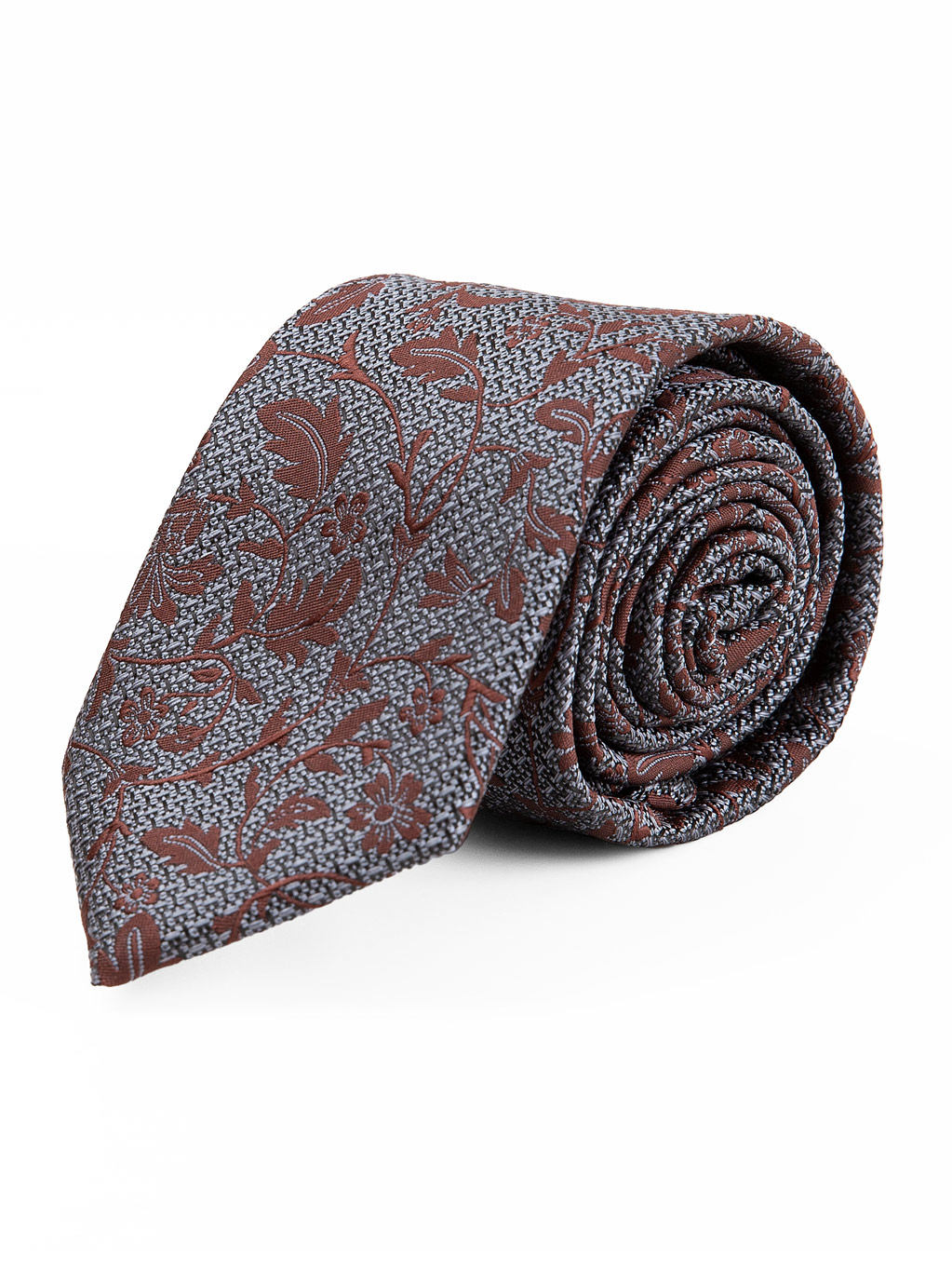 FERATT Kravata K56 modro-hnědá