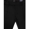 Pánské chino kalhoty černá barva, elastické