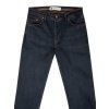 Páské jeans tmavě modré