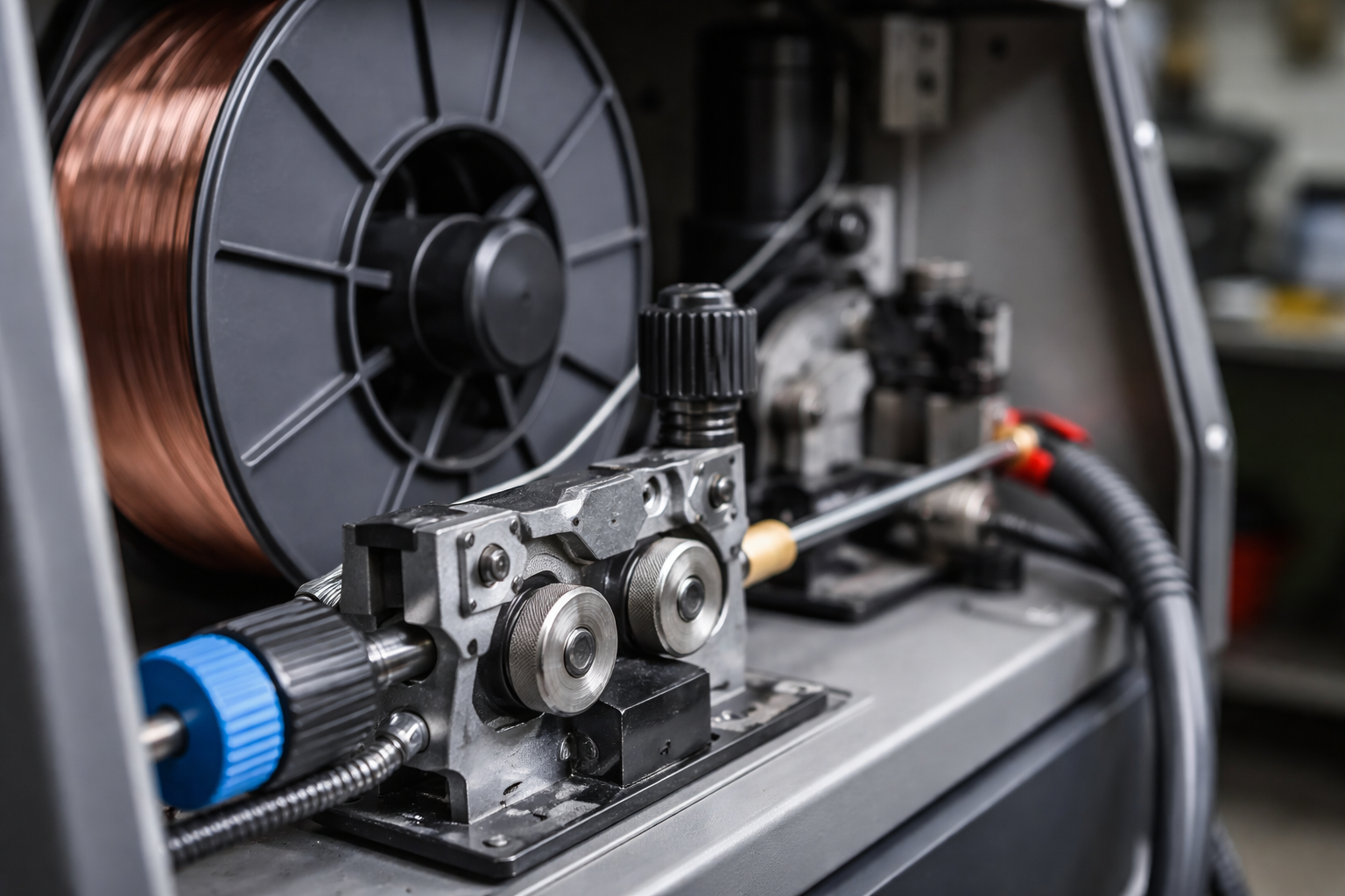 Vedenie drôtu v MIGu: kladky, bowden, prítlak a prečo sa drôt „seká“