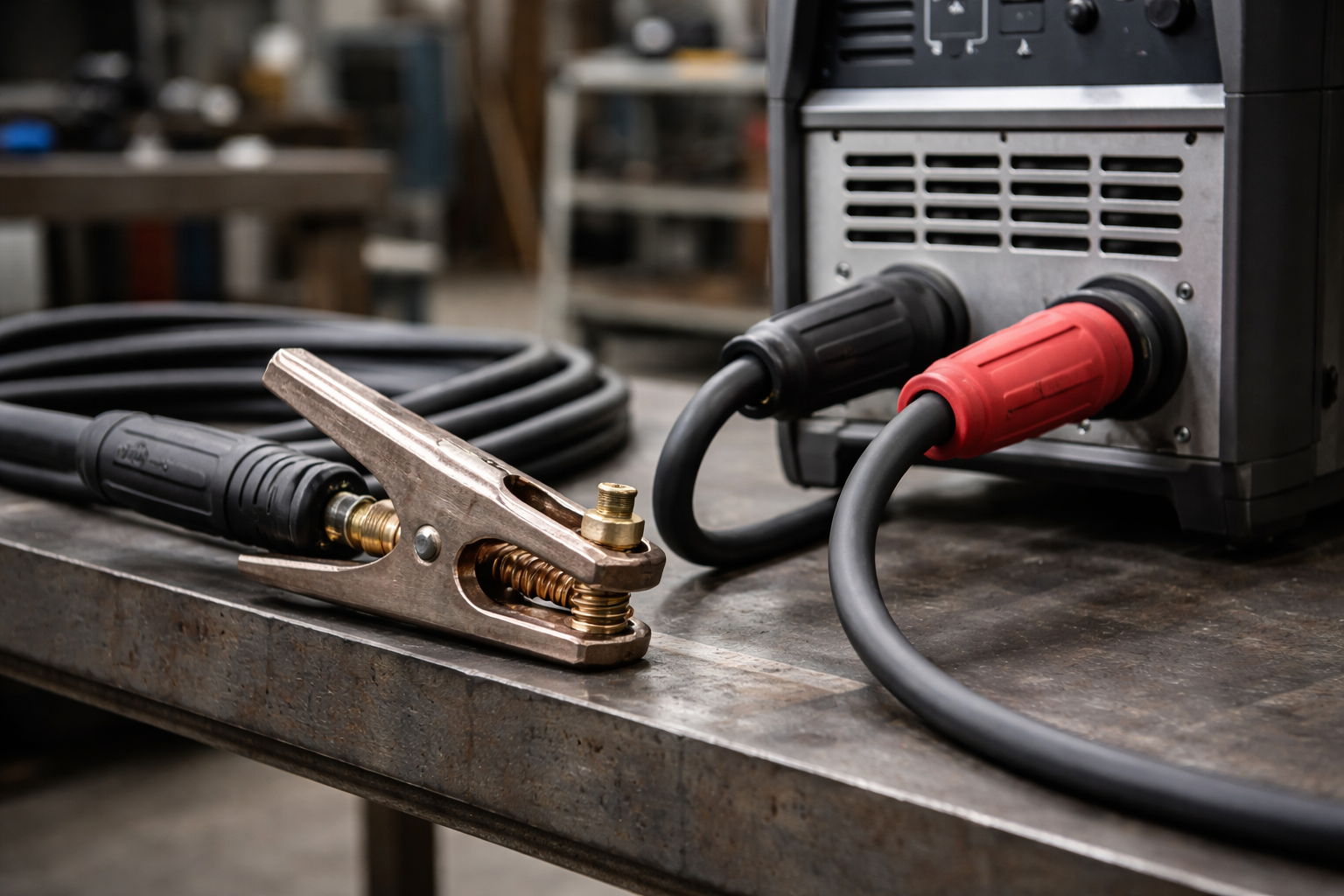 Ako vybrať správnu zemniacu svorku a prierez zváracích káblov (aby „nepadal“ oblúk)