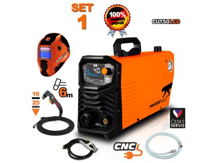 Ručná invertorová plazmová rezačka PANTERMAX® CUT50LCD® SET1