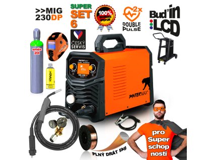 PANTERMAX® MIG230DP invertorový zvárací stroj MIG/TIG/MMA SET6