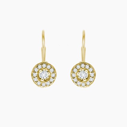 Gabriella zlaté náušnice šperky panthera leo