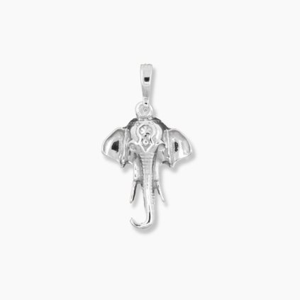 Stříbrný přívěsek slon Ganesha