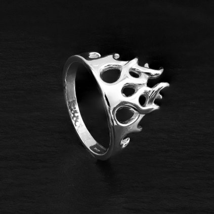 Stříbrný prsten Ring of Fire