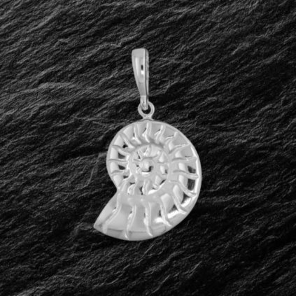 amonit stříbrný přívěsek panthera leo