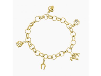 Chelsea zlatý náramek s ověsky šperky panthera leo 31