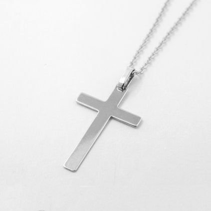 Stříbrný personalizovaný náhrdelník Kříž