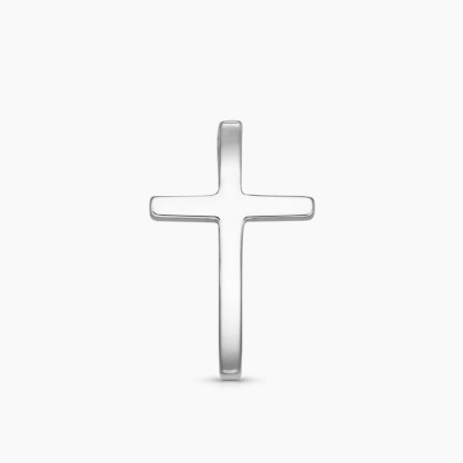stříbrný přívěsek moderní minimalistický kříž šperky panthera leo