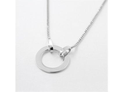Stříbrný personalizovaný náhrdelník Karma