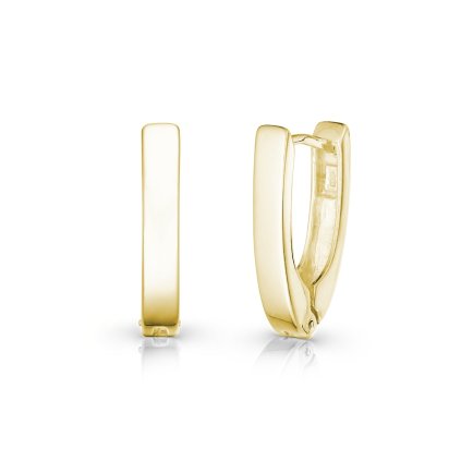 Maisie minimalistické zlaté náušnice šperky panthera leo ze strany