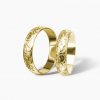 romeo a julie snubní prsteny žluté zlato šperky jiříček