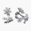 Zimní pohádka stříbrné náušnice sněhové vločky šperky panthera leo ze strany