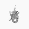 merlinův keltský drak stříbrný přívěsek bílé zlato panthera leo 2