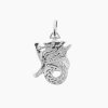 merlinův keltský drak stříbrný přívěsek bílé zlato panthera leo