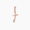 přívěsek křížek růžové zlato Vangelo panthera leo