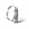 Stříbrné snubní prsteny Jasmine & Ivan (Velikost dámského prstenu 60, Velikost pánského prstenu 56)