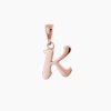 písmeno k větší přívěsek růžové zlato panthera leo