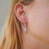 Starlight náušnice kamínkové kapka na uchu na klapku