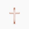 přívěsek moderní minimalistický kříž růžové zlato šperky panthera leo