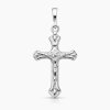 stříbrný přívěsek Kříž s Kristem a Božím okem malý šperky panthera leo