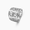 Jess stříbrný prsten panthera leo z úhlu