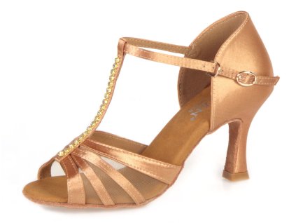 Pantofi de dans pentru femei Botan BL-1 nude 7,5 cm Flare