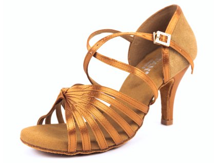 Pantofi de dans pentru femei Botan BL-18 închis nude 8,5 cm Slim