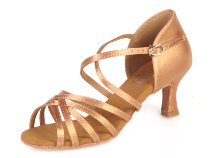 Pantofi de dans pentru femei Botan BL-2 nude 6,5 cm Flare