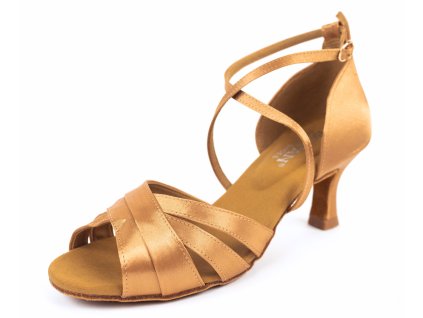 Pantofi de dans pentru femei Botan BL-21 nude 6,5 cm Flare