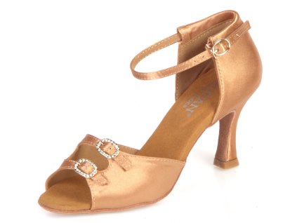 Pantofi de dans pentru femei Botan BL-5 nude 7,5 cm Flare