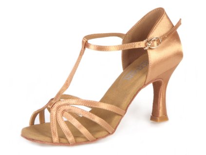 Pantofi de dans pentru femei Botan BL-6 nude 7,5 cm Flare